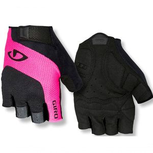Luva Curta Giro Tessa Preto/rosa G