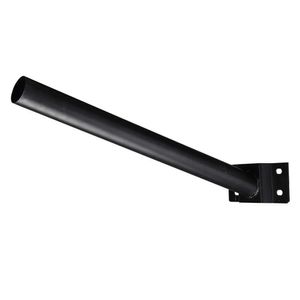 Suporte Luminaria Solar Barra Poste Aço Pintura Eletrostatica Rua Quintal Jardim Segurança Iluminaça