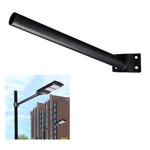 Suporte Luminaria Solar Aço Pintura Eletrostatica Poste Barra Iluminaçao Rua Estrada