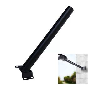 Suporte Luminaria Solar Aço Pintura Eletrostatica Parede Barra Poste Iluminaçao Rua Quintal
