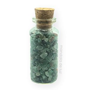 Garrafinha Da Saúde E Equilíbrio Com Quartzo Verde Natural