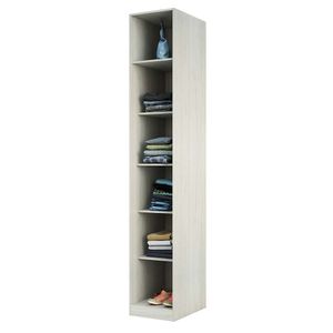 Guarda Roupa Closet Sem Porta 40,3cm 5 Prateleiras Prime Luciane Móveis Legno Crema