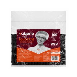 Touca Sanfonada Tnt Preta (100un/pct) - Vabene