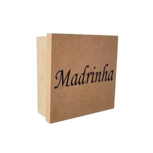 Caixas 100% Mdf Cru (17x17x07) Madrinha