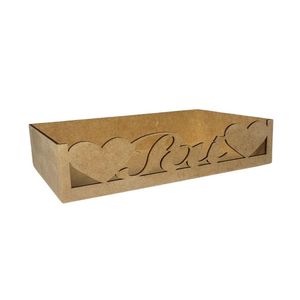 Bandeja Pai S/alça Para Café Da Manhã (24x15x05) Mdf Cru