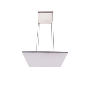 Plafon Reflect Sq 50cmx50cmx1,5cm 1xled Integrado 36w 3000k 2400lm Ip20 Branco