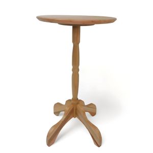 Mesa Bistrô Redonda Para Sala De Jantar Milena Natural