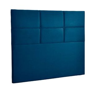 Cabeceira Estofada Milena 1,95 Veludo Speciale Home Azul