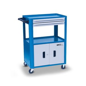 Carro Para Ferramentas Com 2 Bandejas 2 Gavetas E 2 Portas Cmb606 Cmb