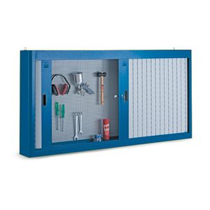Armário De Parede Grande Com Painel De Aço E Persiana Em Pvc 216 Cmb