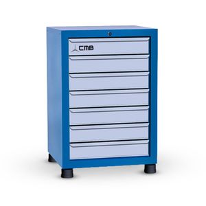 Gaveteiro Modular Pequeno Com 7 Gavetas Gav601 Cmb