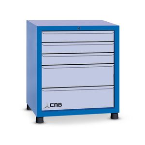 Gaveteiro Modular Grande Com 5 Gavetas Gav805 Cmb