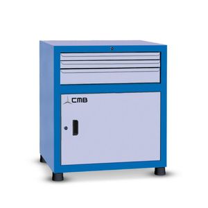Gaveteiro Modular Grande Com 1 Porta E 3 Gavetas Gav811 Cmb