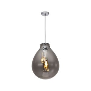 Pendente Tommy ø40xh52cm Cromado - Fume