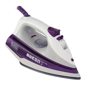 Ferro De Passar Roupa A Vapor Black + Decker 127v Roxo - Fx1000-br Roxo 110v