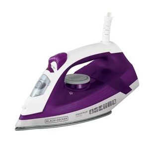 Ferro De Passar Roupa A Vapor Black + Decker Antiaderente 127v 1200w Roxo - Fx2500-br Roxo 110v