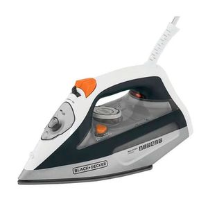 Ferro De Passar Roupa A Vapor Black + Decker Antigotejamento 127v 1200w Cinza/laranja - Fx3100-br Laranja Com Cinza 110v