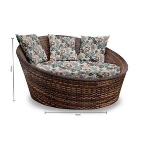 Chaise Orbit Em Fibra Sintética - Tecido Costela De Adão Verde
