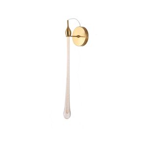 Drop ø4cmxh58cm - Dourado E Transparente