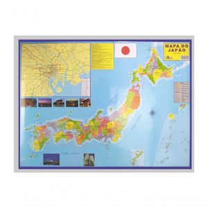 Mapa Do Japão Edição Atual Com Rodovias Rotas Marítimas E Linhas De Metro Tokio E Toei 120x90cm