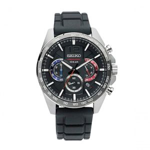Relógio Seiko Essentials Cronógrafo Preto Ssb347