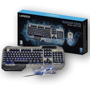 Warrior Ragnar Keon Combo Teclado E Mouse Gamer