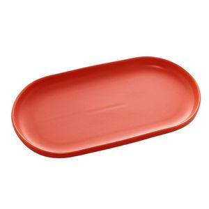 Travessa Cerâmica Oval Nórdica Vermelho Matt 28625 - Bon Gourmet