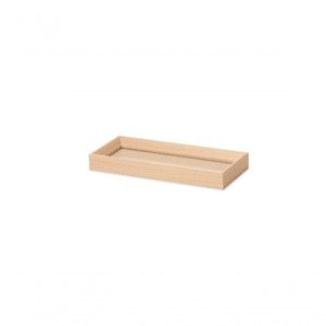 Bandeja Retangular Em Mdf E Linho 38x18x3,5cm 15679 - Mart