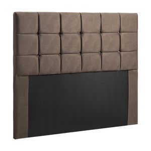 Cabeceira Estofada Julia 1,40 Casal Veludo Speciale Home Chocolate