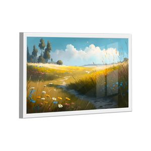 Quadro Campo De Flores -- Br Artes
