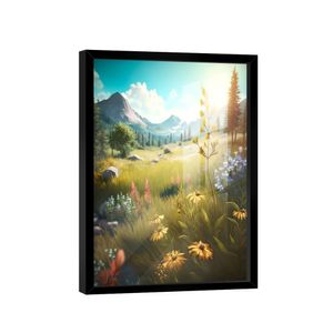 Quadro Campo Floral -- Br Artes