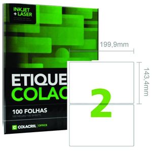 Etiqueta Colacril (02) Ca4368 100 Fls A4