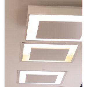 Plafon Ghost 47x47cm Led 17w 3000k Ip20 Branco
