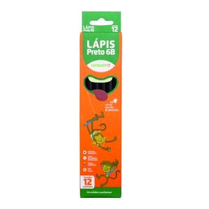 Lápis Preto Léo 6b C-12 Ref 5548