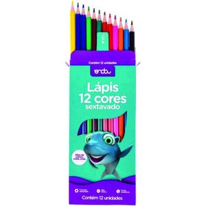 Lápis De Cor 12 Cores Onda C-6 Ref 1111054