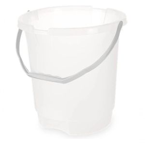 Balde Graduado 20l Transparente Plasvale 1684600