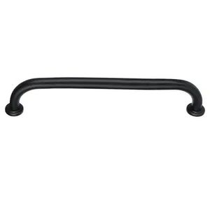 Alça De Apoio Barra 70cm Inox Preto Acessibilidade Idoso Cadeirante Gestante Banheiro Box Segurança