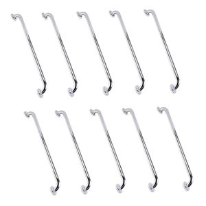 Alça Apoio 70cm Barra Suporte Kit 10 Uni Anti Queda Idoso Gestante Cadeirante Deficiente Banheiro Inox Box Escada