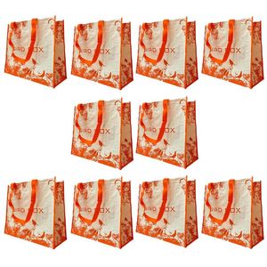 Bolsa Ecobag Sacola De Ombro Retornavel Kit 10 Uni Mercado Compra Dobravel Reutilizavel Economica