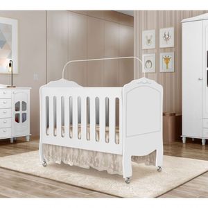 Berço 3x1 Encanto Branco Mdf