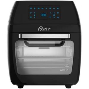 Fritadeira Elétrica Sem óleo Oven Fryer Oster Ofrt780 3 Em 1 12 Litros Preto 220v