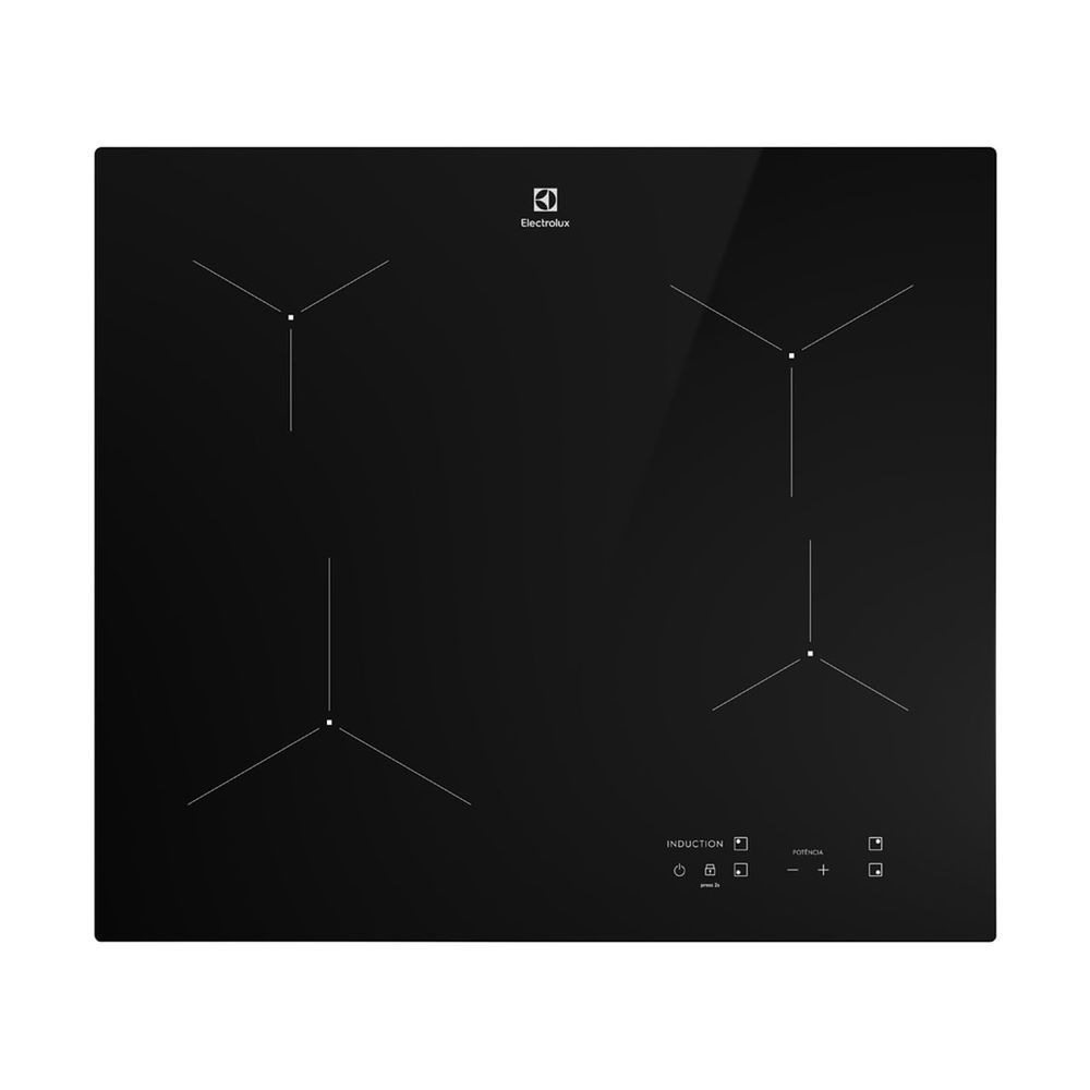 Cooktop 4 Bocas De Indução Electrolux Efficient Com Powerboost (ie6lp) 220v