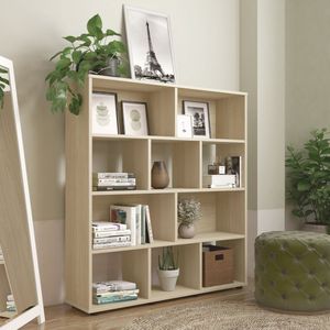 Estante Para Livros Com 10 Nichos Book Naturale