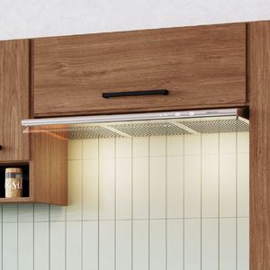Armário Aéreo Geladeira 1 Porta Giovanna Freijó-preto