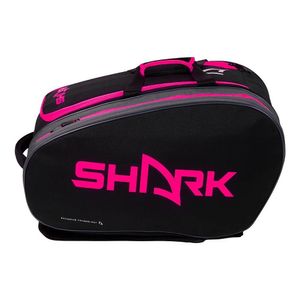 Raqueteira De Beach Tennis Shark 2023 Cor Preto E Rosa