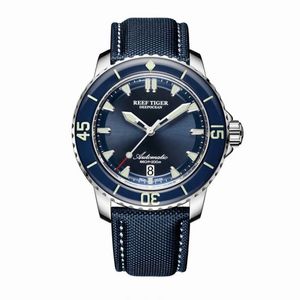 Relógio Masculino Reef Tiger Rga3035-pll à Prova D'água Azul