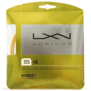 Corda Luxilon 4g Set Individual Cor Amarela Espessura 1.25mm