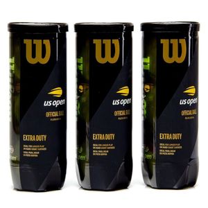 Bola De Tênis Wilson Us Open Extra Duty Pack Com 03 Tubos