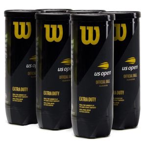 Bola De Tênis Wilson Us Open Extra Duty Pack Com 06 Tubos