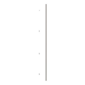 Porta Para Closet Individual 25cm Champagne Branco Mat